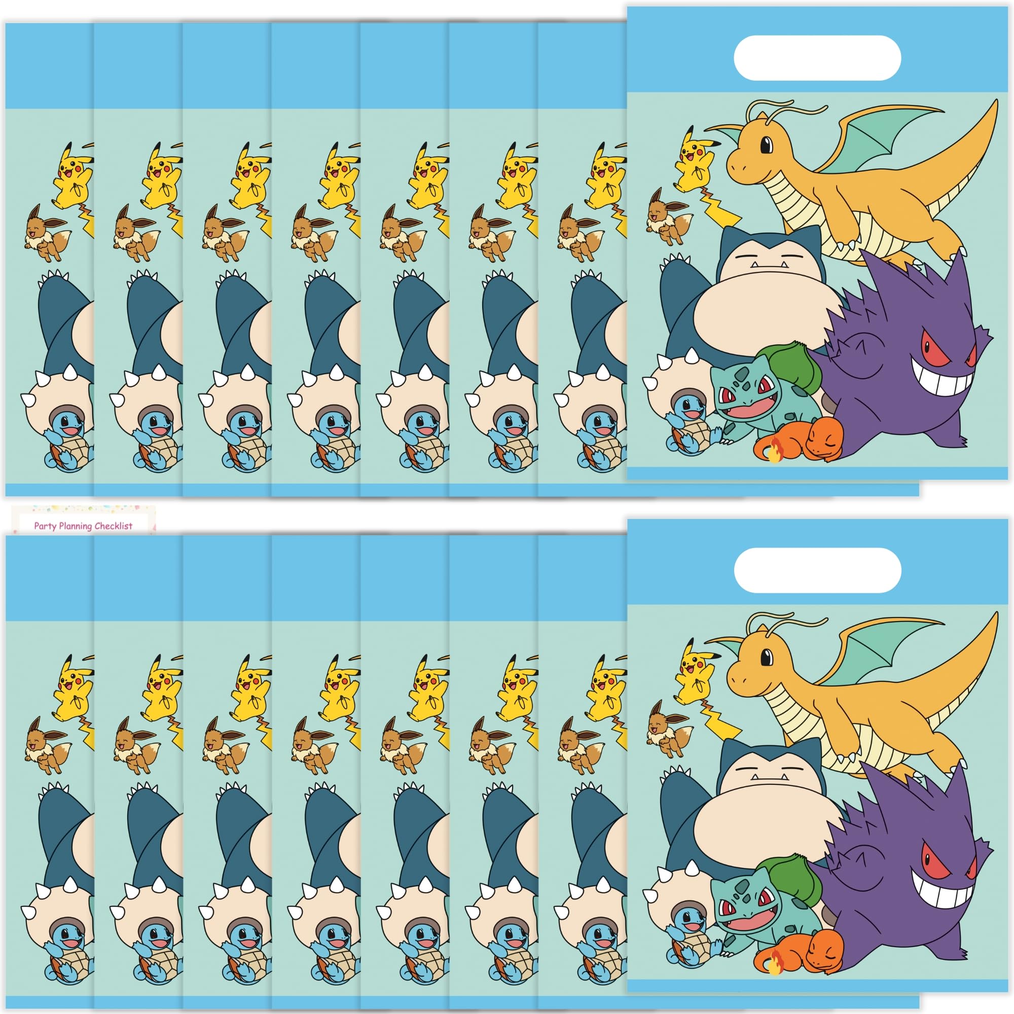 Unique bolsa frontal con personajes Pokemon mostrando diseño colorido y atractivo