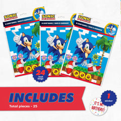 Unique detalle del estampado Sonic muestra calidad y colores vivos