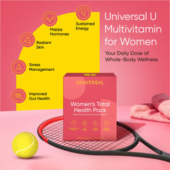 Universal U cápsulas en primer plano resaltando calidad y formulación