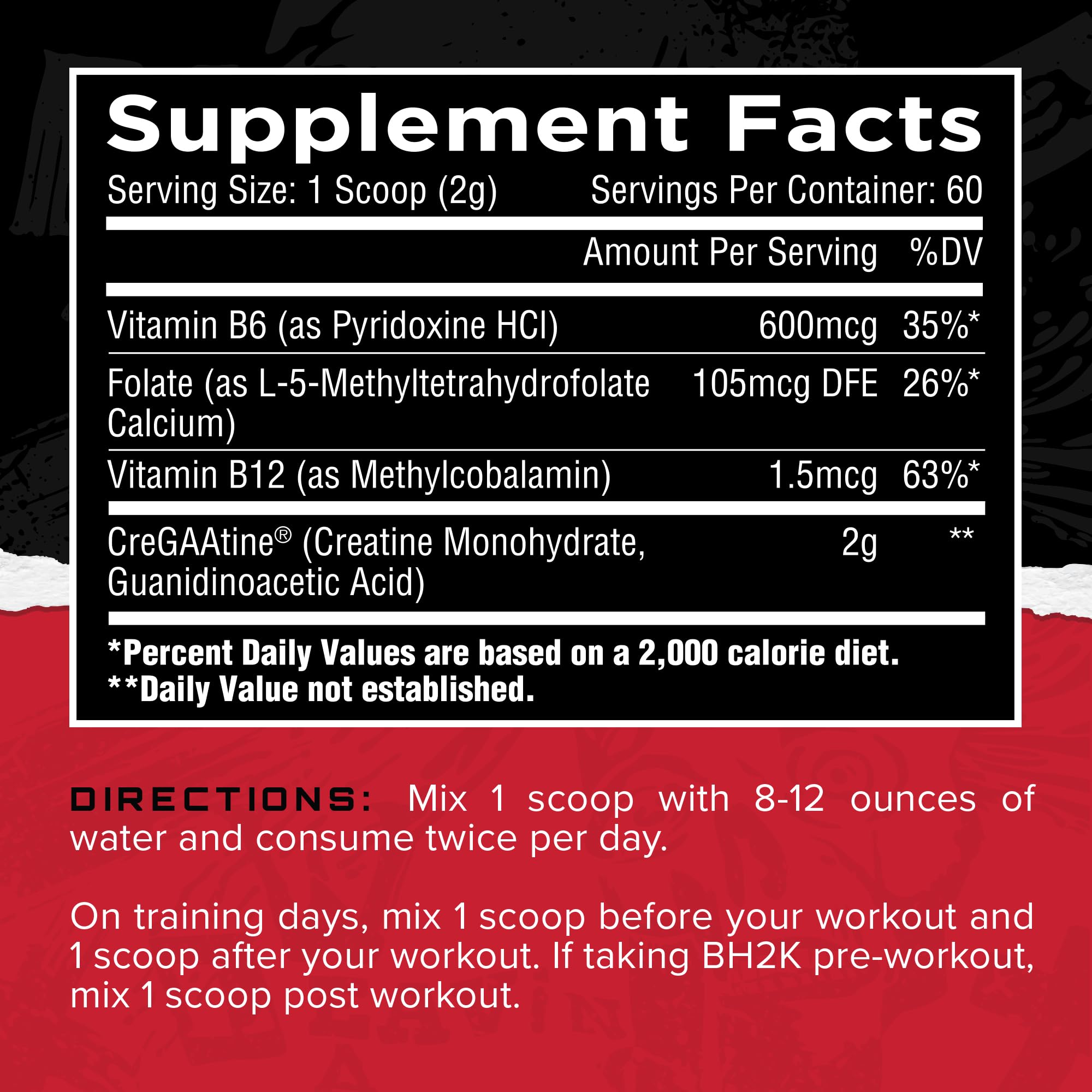 Unmatched CreGAAtine textura del polvo fácil disolver