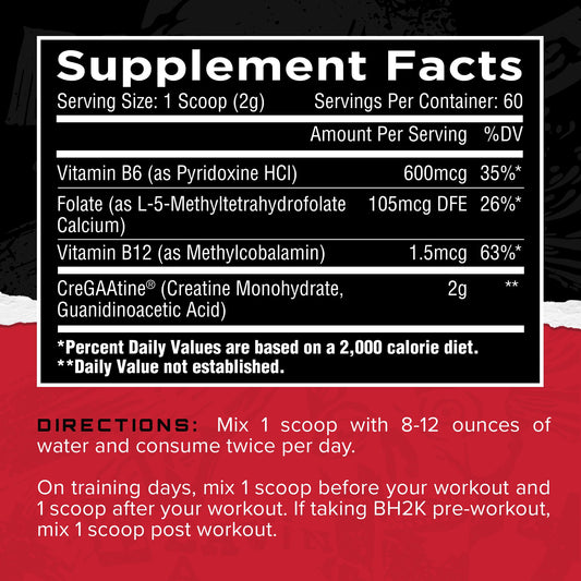 Unmatched CreGAAtine textura del polvo fácil disolver