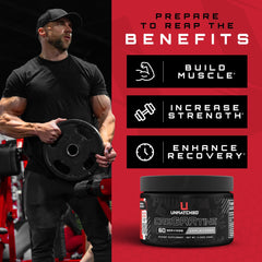 Unmatched CreGAAtine mezclado en batido para energía preentreno