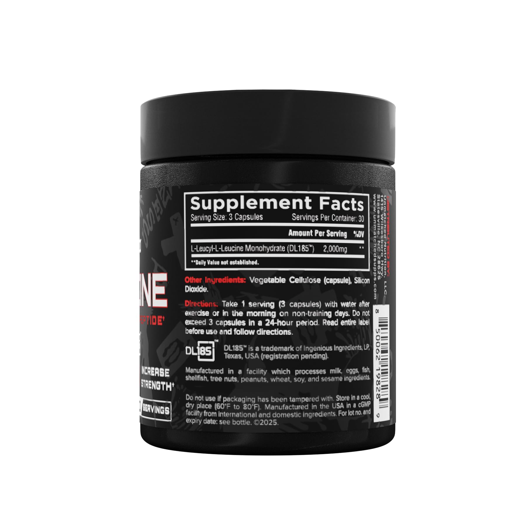 Estética de estilo de vida con Unmatched Dileucine en mesa junto a accesorios de entrenamiento