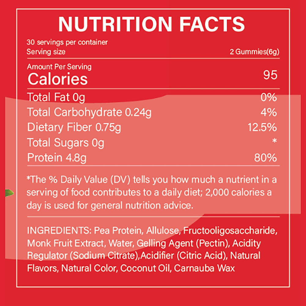 UOZXIL etiqueta con información nutricional clara y beneficios