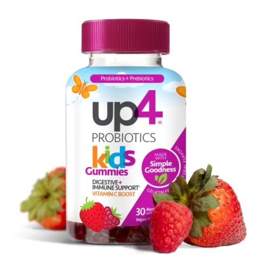 up4 frasco frontal mostrando 30 gomitas y diseño claro