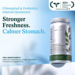 U+FITJOURNEY cápsula Deo Fresh sin sabor lista para tomar, fácil y práctica