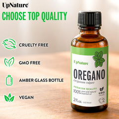 UpNature etiqueta del frasco mostrando ingredientes y beneficios claros