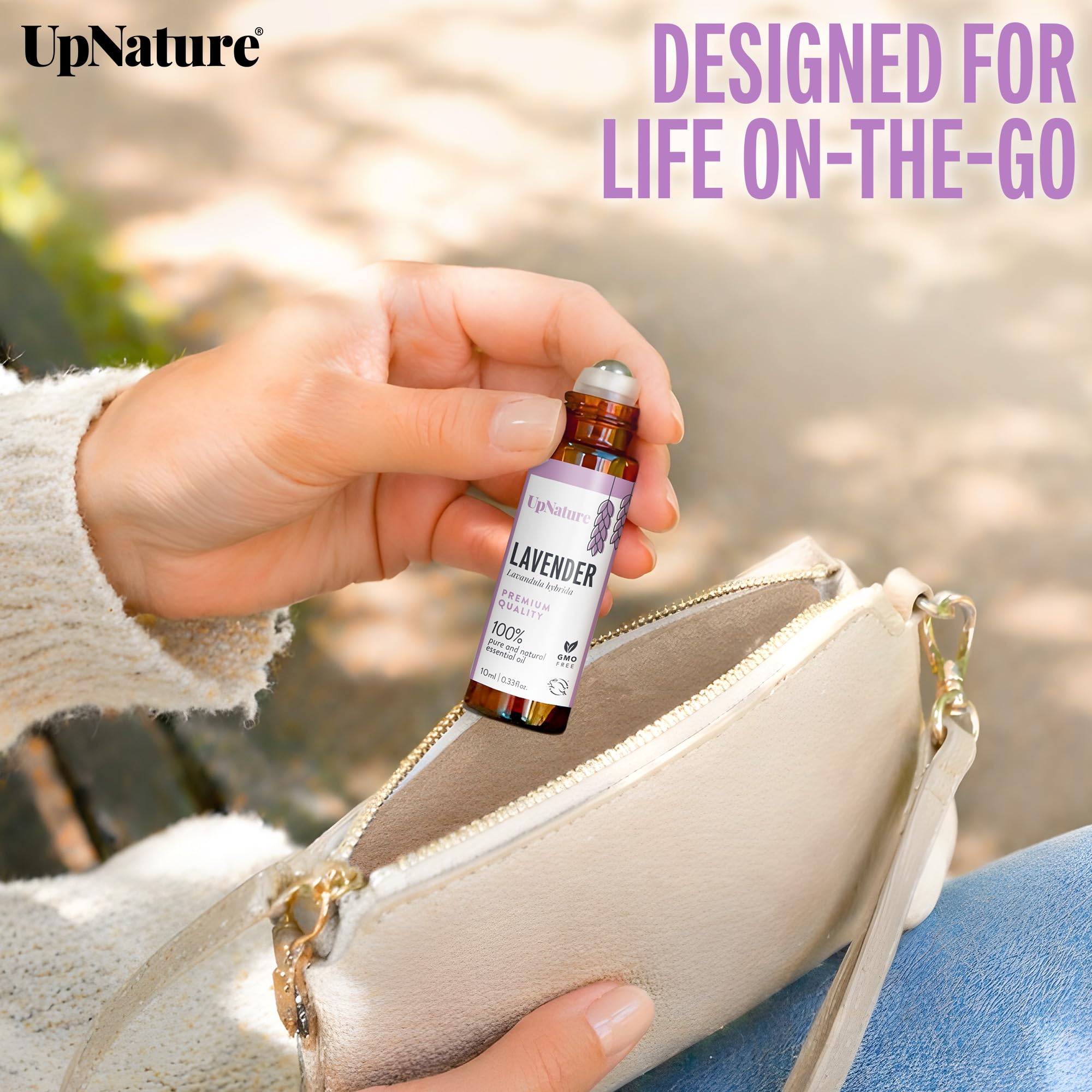 Etiqueta de UpNature con lista de ingredientes 100% naturales visibles