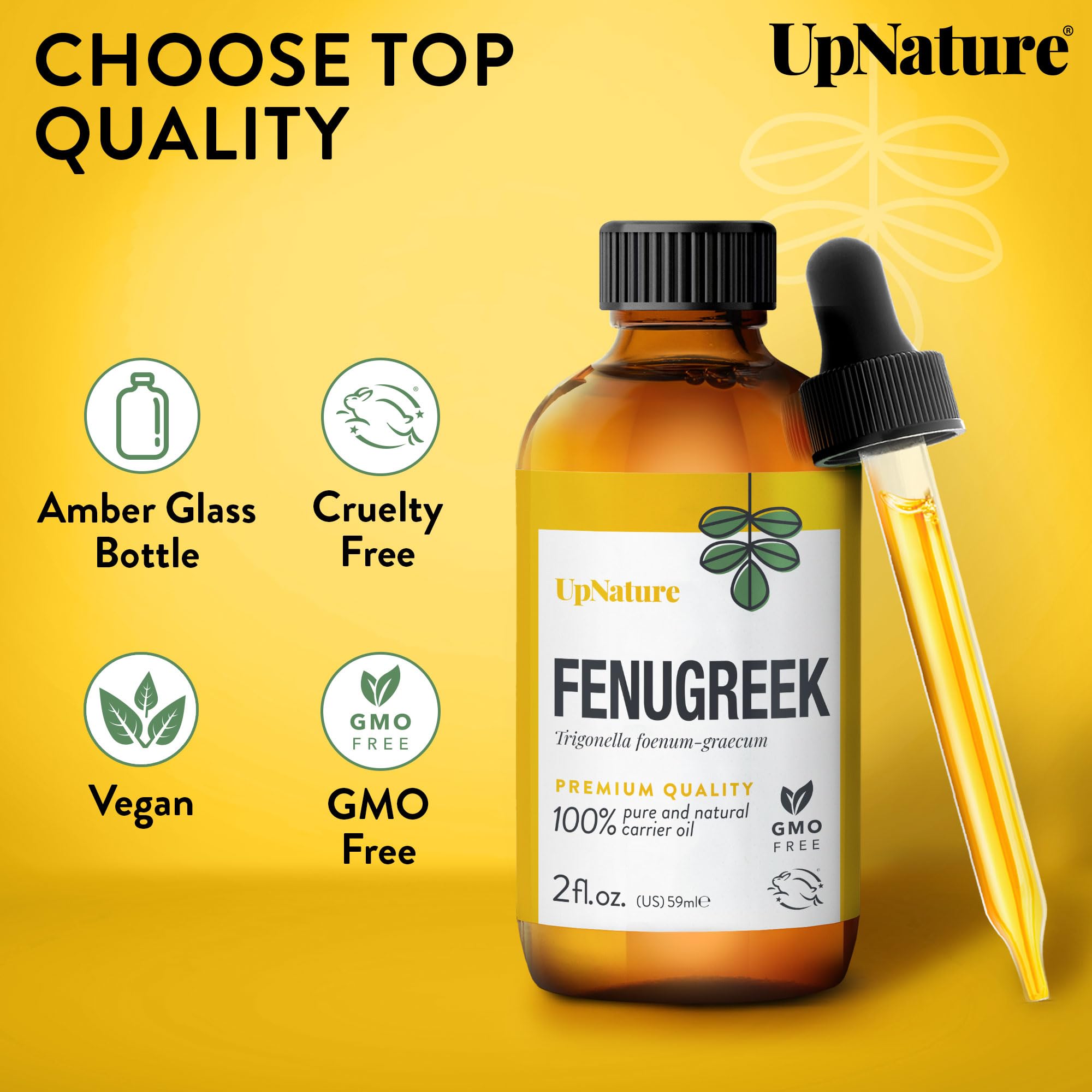 UpNature aceite añadido a mascarilla capilar para brillo y manejo del cabello