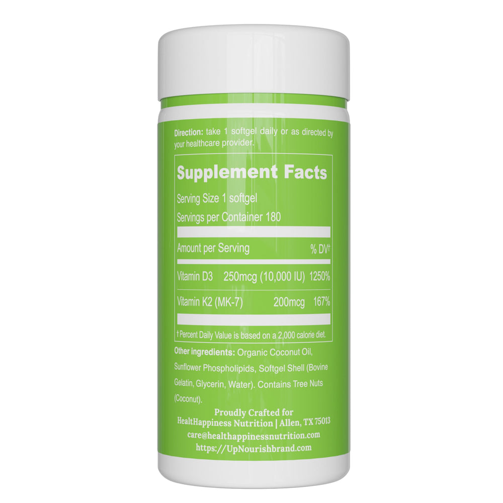 UpNourish estilo de vida suplemento en mesa, suministro prolongado y práctico