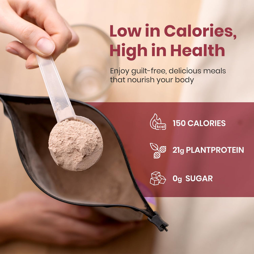Cucharada con porción de UpNourish, 21 g proteína por servicio