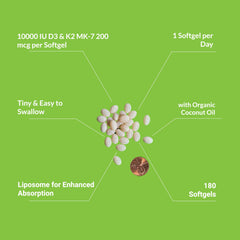 UpNourish textura de cápsula detalle, liposomal para mejor absorción