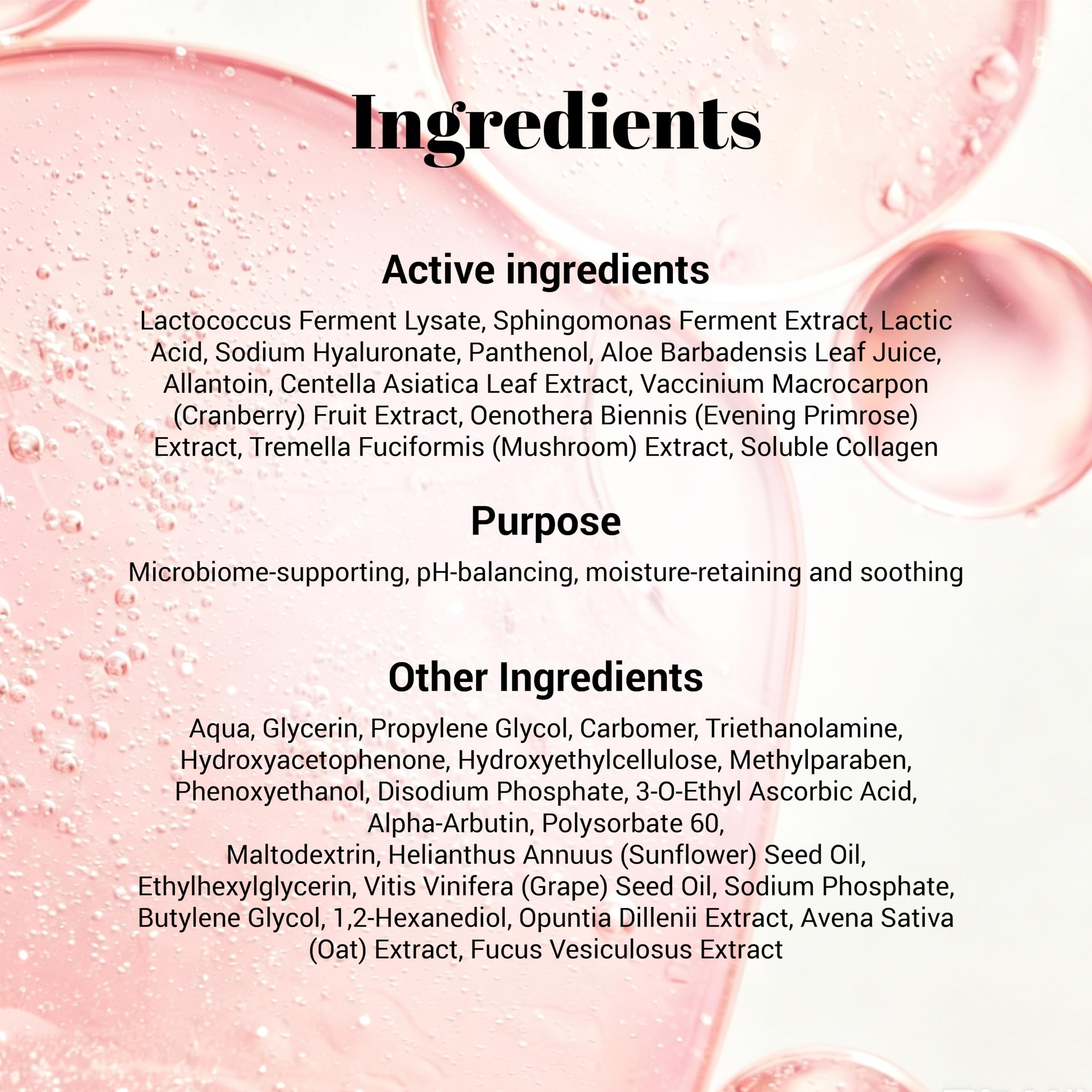 UPNOVA ingredientes naturales: aloe, arbutina y extractos que aportan suavidad