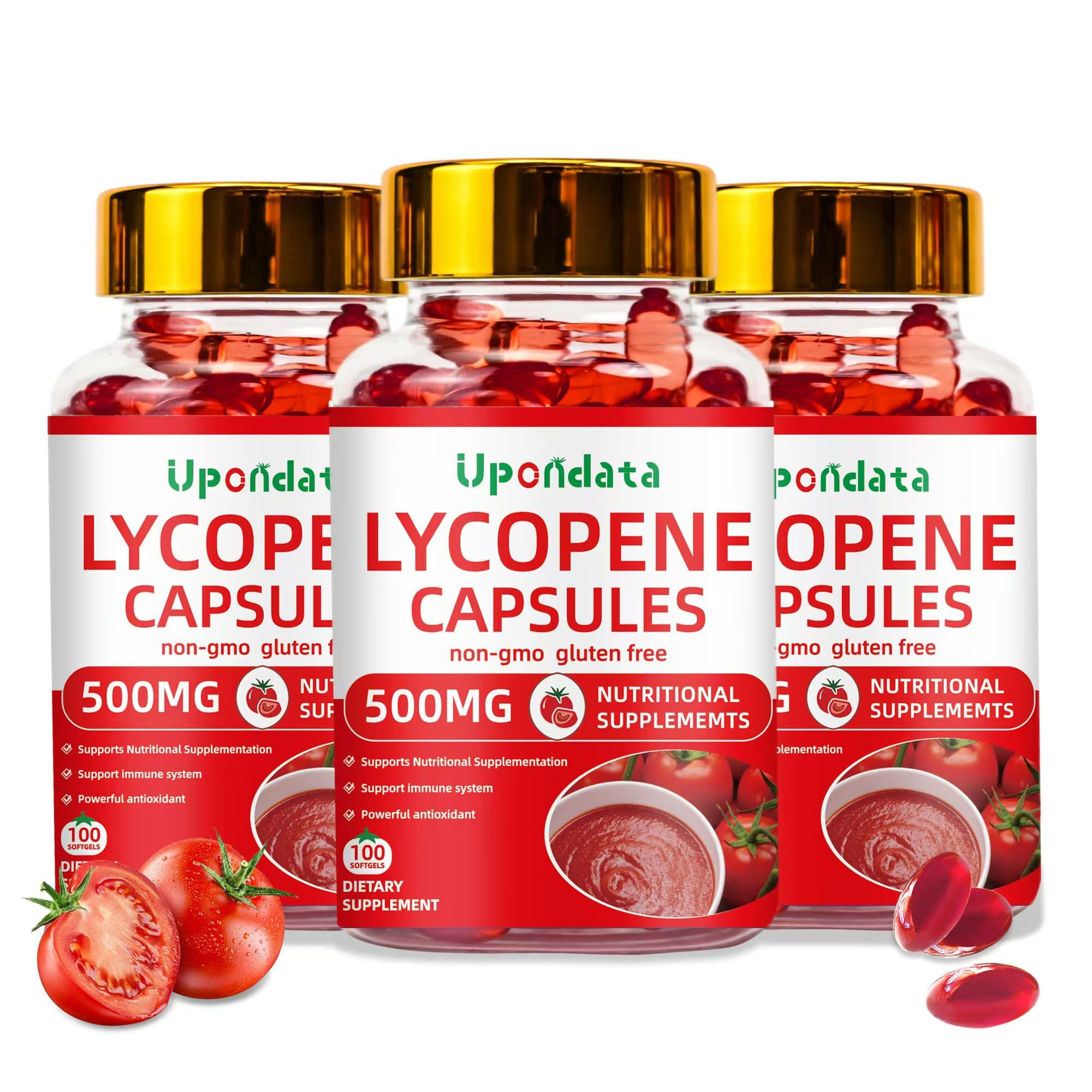 Upondata licopeno bote junto a un desayuno para tomar con alimentos grasos