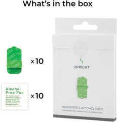Upright GO toallita con alcohol incluida para limpieza y mejor adherencia