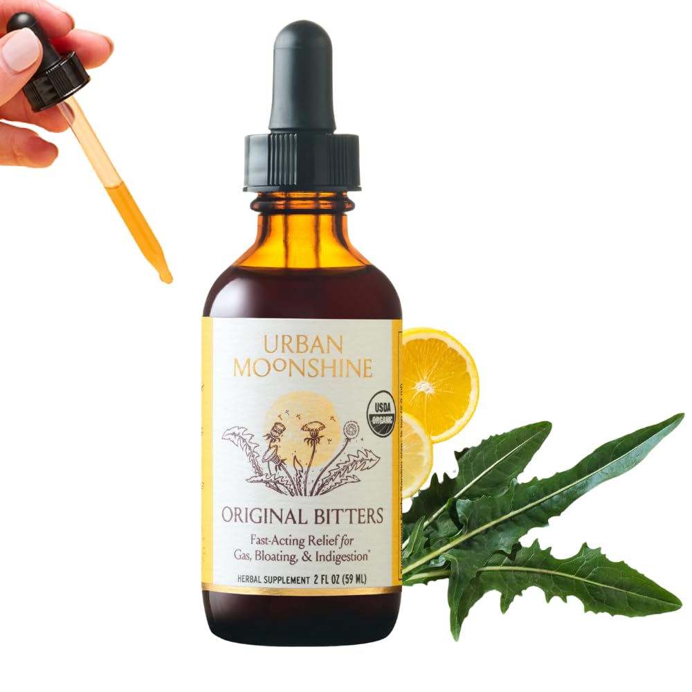 Urban Moonshine frente del envase mostrando botella y etiqueta, confianza visual