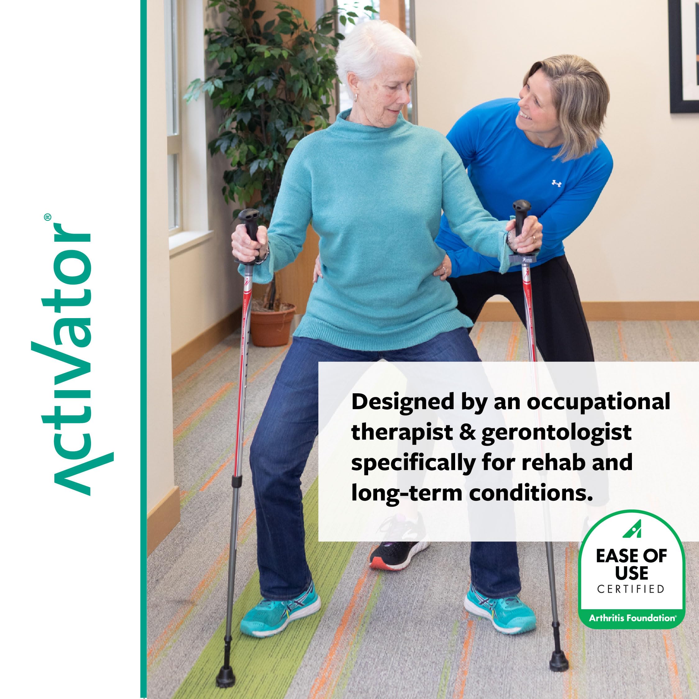 Urban Poling ACTIVATOR comparación de tamaño junto a una regla para referencia de longitud