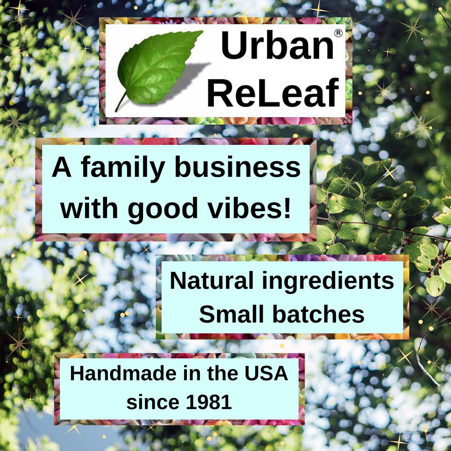 Urban ReLeaf en escenario cotidiano ilustrando protección e hidratación