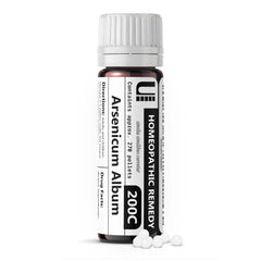 Urenus Arsenicum Album 200C vista frontal con envase y cantidad visible