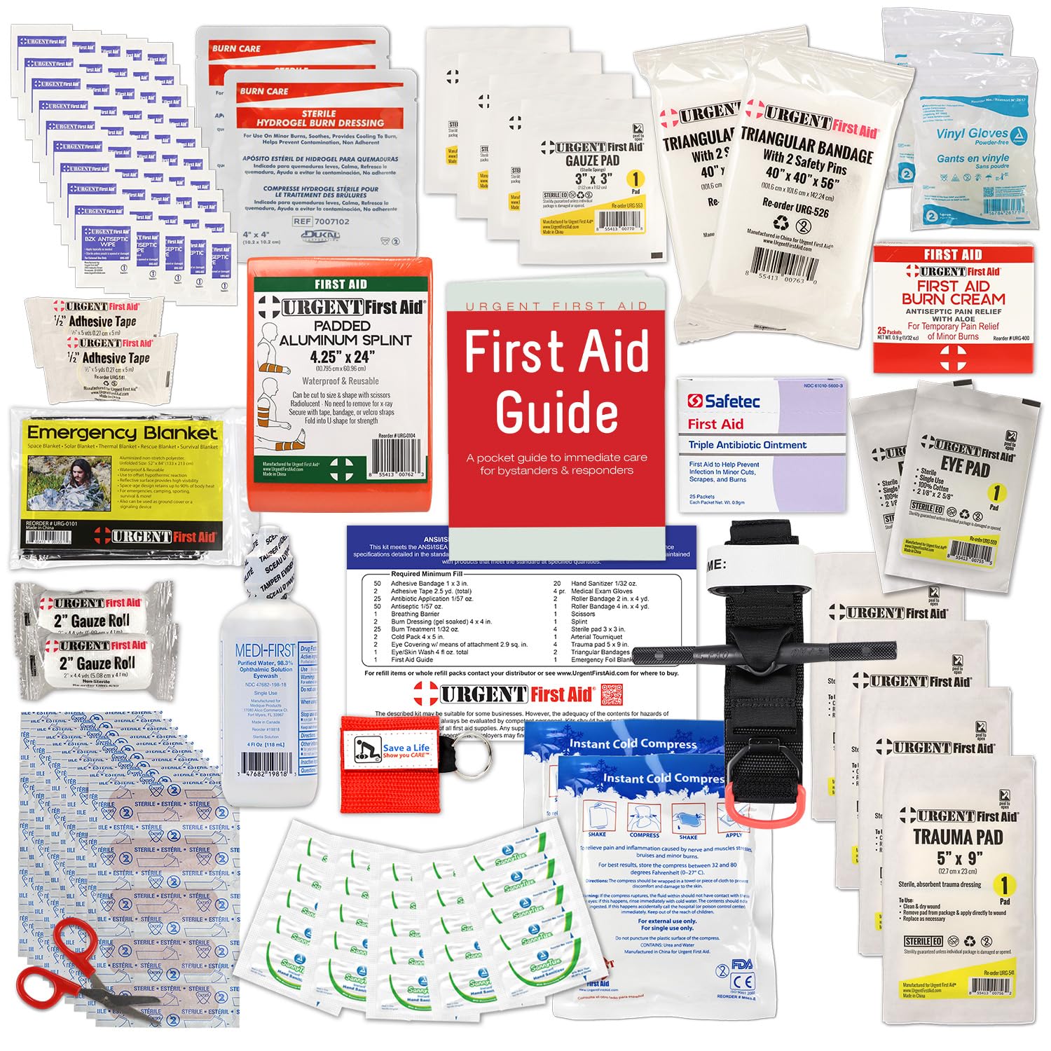 Urgent First Aid acercamiento a férula que facilita inmovilización segura