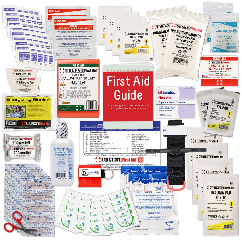 Urgent First Aid acercamiento a férula que facilita inmovilización segura