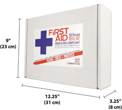 Urgent First Aid etiqueta ANSI Clase B para inspecciones y cumplimiento