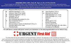 Urgent First Aid folleto de 52 páginas con guías visuales y referencia rápida