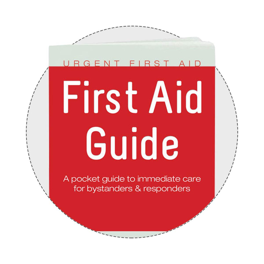 Urgent First Aid libro ANSI 52 páginas con guías visuales y beneficios formativos