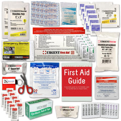 Urgent First Aid mascarilla RCP y guantes desechables para protección