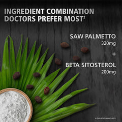 Urinozinc composición con saw palmetto y beta sitosterol para confort urinario