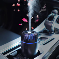 UrrSovv difusor frontal mostrando diseño compacto y encendido