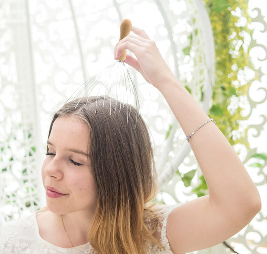USAGA detalle del mango de madera ergonómico para mejor agarre