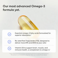 USANA BiOmega aceite dentro de cápsula, muestra pureza y concentración