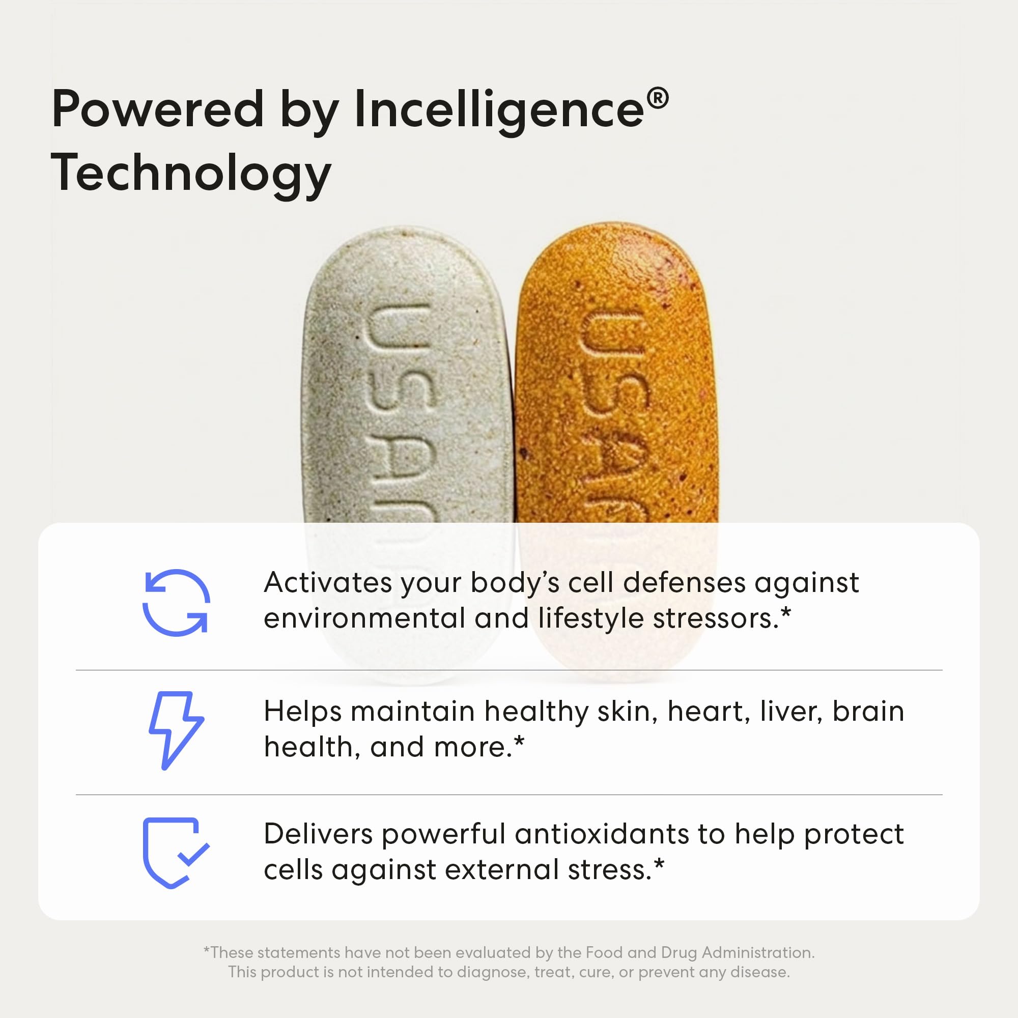 USANA ingredientes clave ilustrados que apoyan protección celular