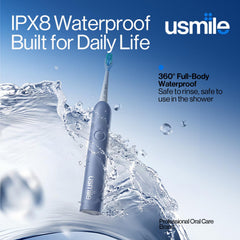 usmile P10S puerto USB-C visible para carga rápida y compatibilidad universal
