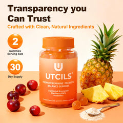 Utcils etiqueta nutricional y lista de ingredientes para transparencia