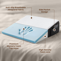 Utopia Bedding bolsillos laterales con teléfono y gafas para guardar objetos personales