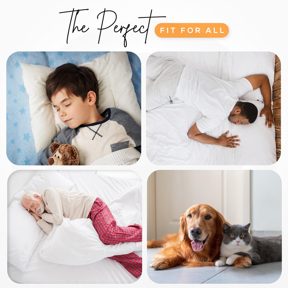 Utopia Bedding texturas de la superficie superior para confort y absorción