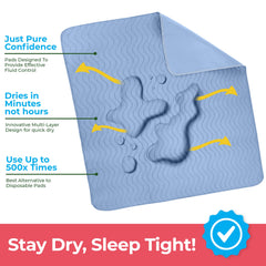 Utopia Bedding reverso impermeable bloquea filtraciones y protege colchón