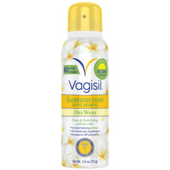 Vagisil aerosol Peach Blossom en primer plano, favorece frescura instantánea