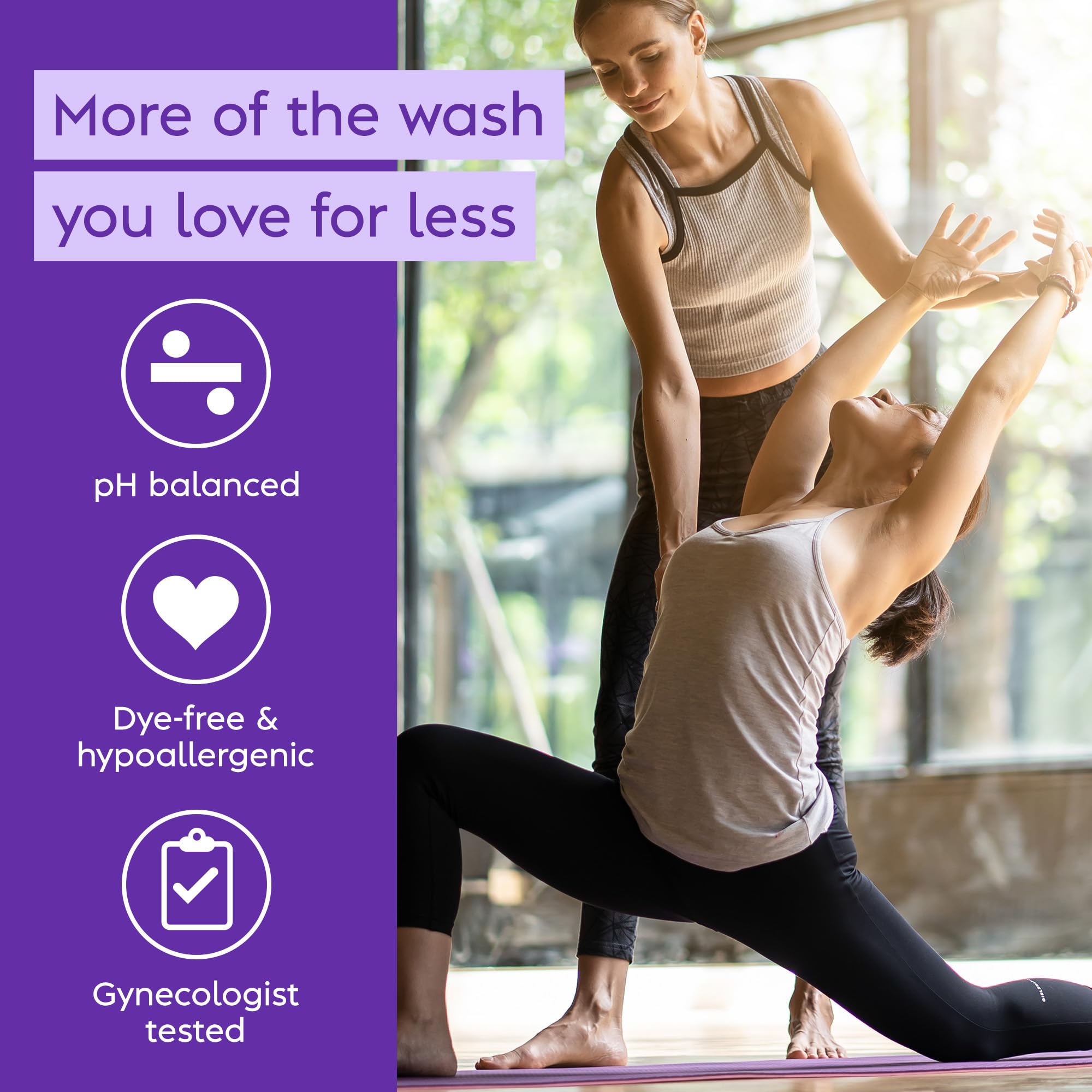 Vagisil junto a objetos para comparar tamaño y duración del envase