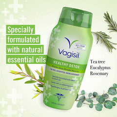 Vagisil detalle textura del gel que ilustra espuma suave y limpieza delicada
