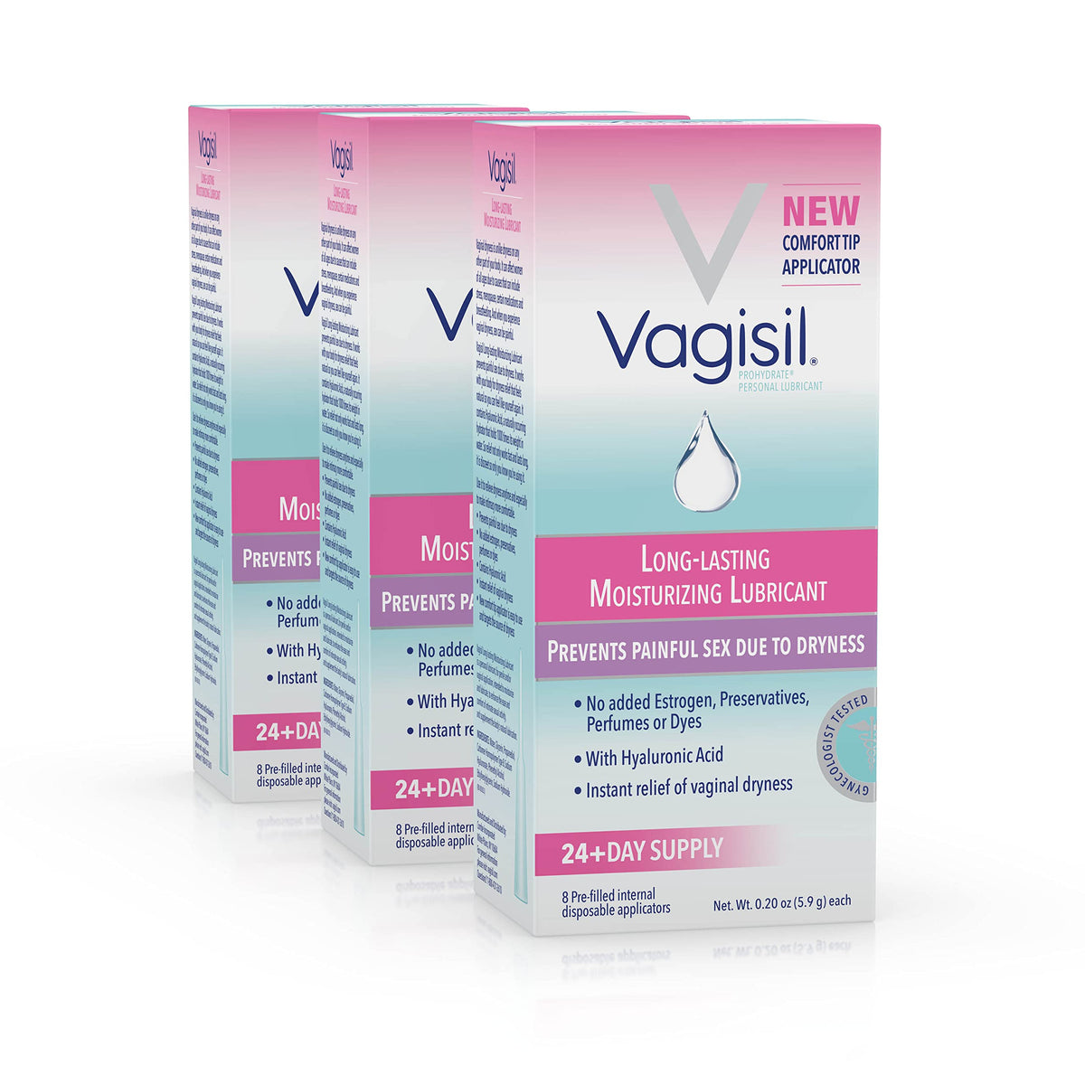 Vagisil espuma en envase frontal mostrando diseño y beneficio de limpieza suave