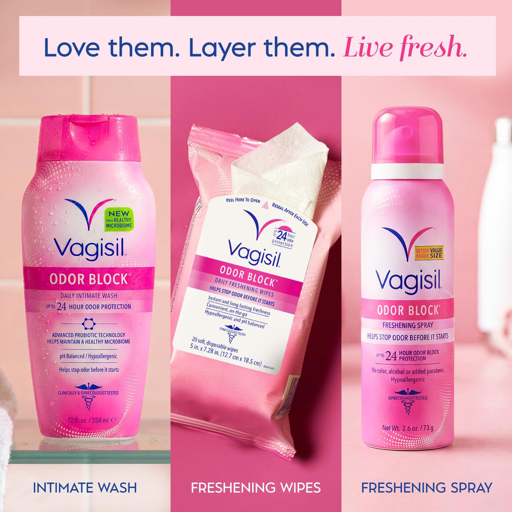 Escena de baño con Vagisil transmitiendo cuidado íntimo y confianza diaria