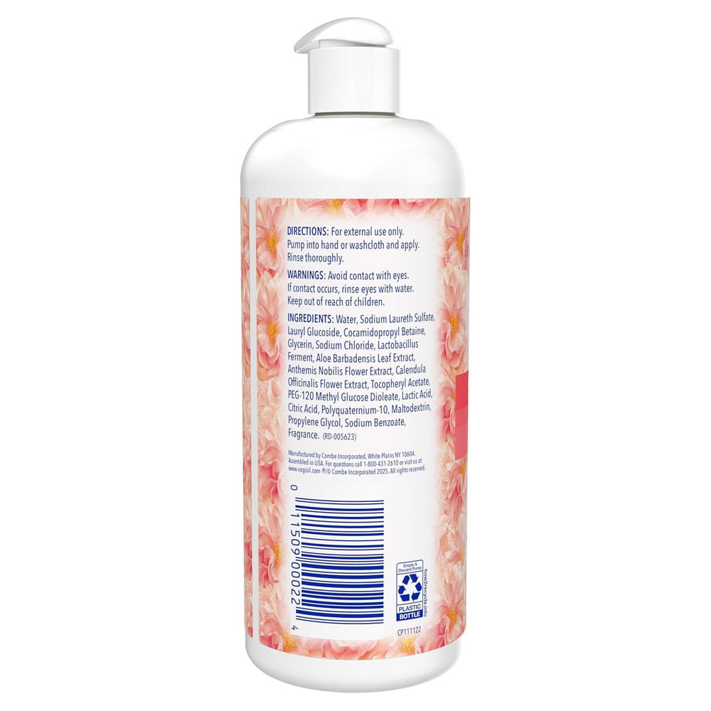 Vagisil etiqueta con ingredientes y certificaciones para confianza y seguridad