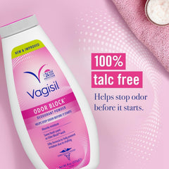 Vagisil etiqueta con detalles de ingredientes y beneficios visibles