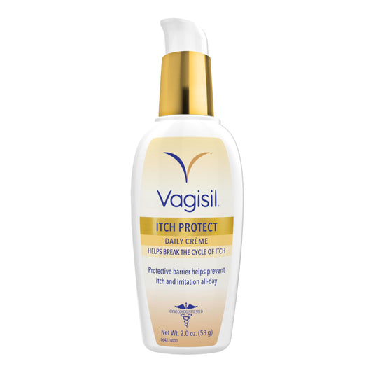 Vagisil frente del empaque, presentación compacta y clara para llevar