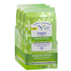 Vagisil empaque frontal Jazmín Blanco mostrando diseño y beneficio limpieza rápida