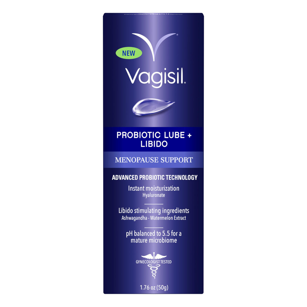 Vagisil envase frontal del hidratante íntimo que muestra el diseño y beneficio de alivio inmediato