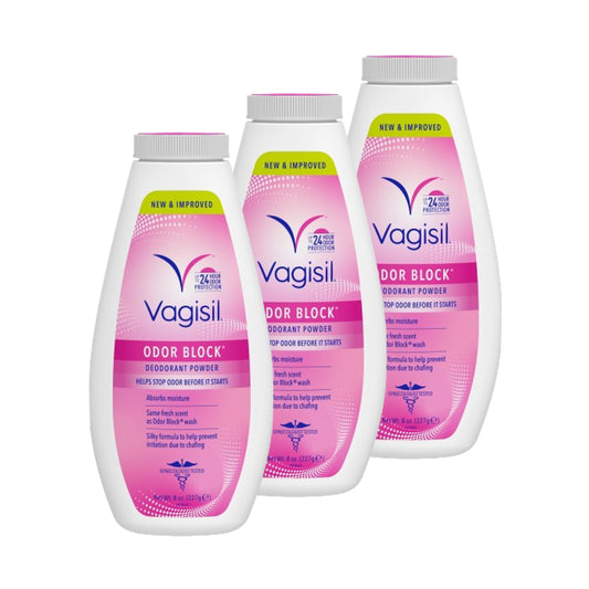 Vagisil frasco frontal mostrando marca y presentación para frescura diaria